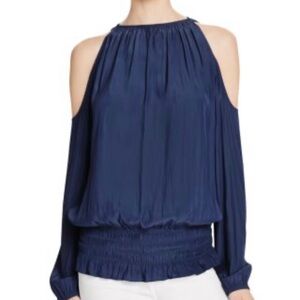 Ramy Brook Lauren Cold Shoulder Blouse S
